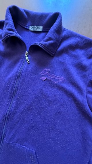 Chaqueta Sudadera Polar Morada