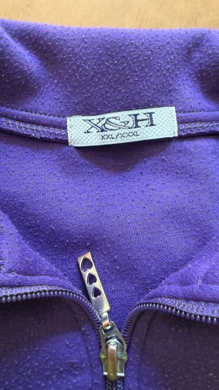 Chaqueta Sudadera Polar Morada