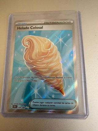 Carta Pokémon Helado Colosal 109/086