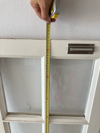 Ventana de madera con cristales