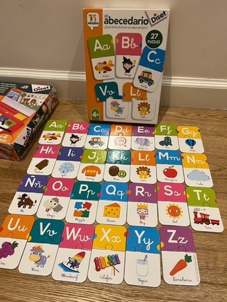 Lote : Puzzle abecedario y aprendo a escribir
