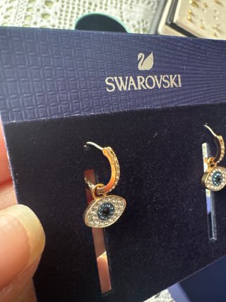 Pendientes plata swarovski