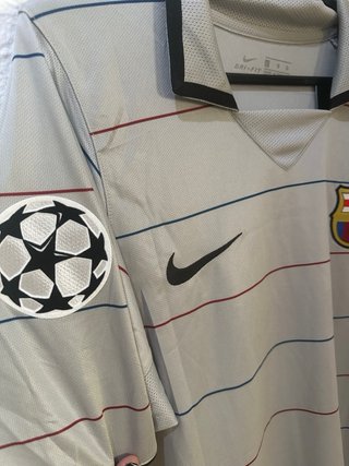Camiseta Vintage Ronaldinho FC Barcelona 10 Plata