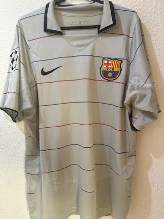 Camiseta Vintage Ronaldinho FC Barcelona 10 Plata