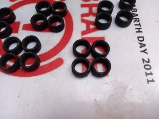 5 juegos Neumáticos Scalextric 19.5x9.8 (Slicks)