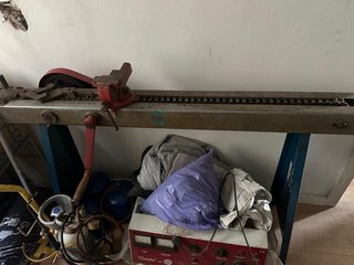 Maquina manual de estirar hilo