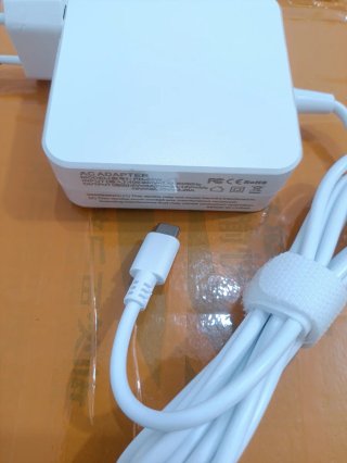 Cargador Tipo C 65W portátil MacBook Asus Lenovo