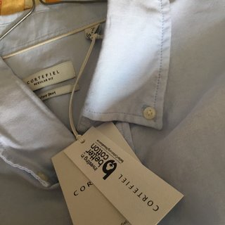 Camisa Oxford Cortefiel XXXL Azul Claro