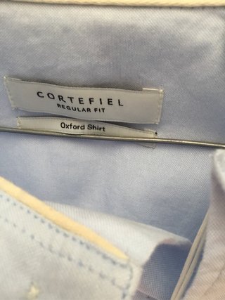 Camisa Oxford Cortefiel XXXL Azul Claro