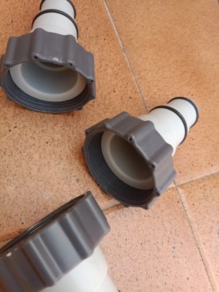 Acople depuradora piscina, accesorios