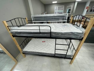 Litera individual forja metal y madera