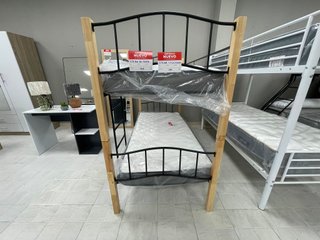 Litera individual forja metal y madera