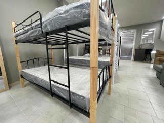 Litera individual forja metal y madera