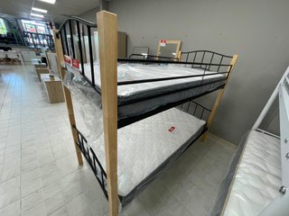 Litera individual forja metal y madera