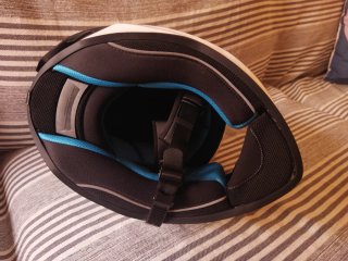 Casco de moto blanco MT Stinger