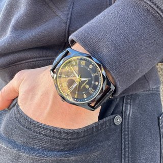 Reloj Boedagar Negro y Dorado