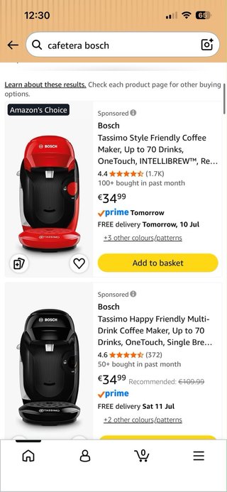 Cafetera tassimo