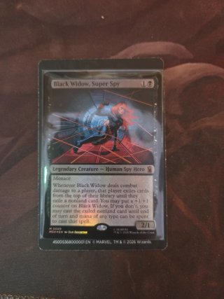 Carta Magic Black Widow, Super Spy Foil