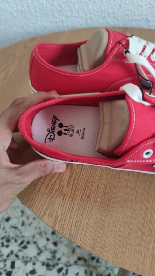 Zapatillas Disney Mickey Mouse Rojas