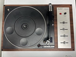 Tocadiscos Stibert Stereo 2020 Marrón/Plata