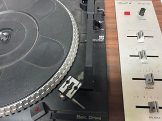 Tocadiscos Stibert Stereo 2020 Marrón/Plata