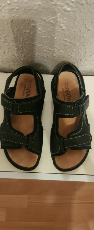 Sandalias Negras Hombre