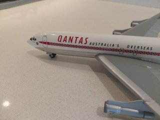 Maqueta Avión  Boeing 707 de Qantas