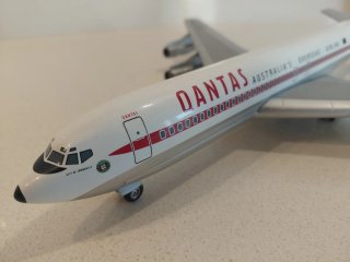 Maqueta Avión  Boeing 707 de Qantas