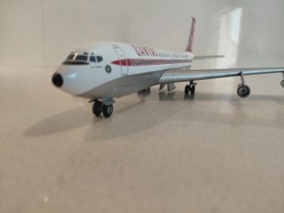 Maqueta Avión  Boeing 707 de Qantas