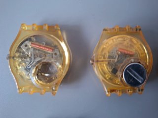 Lotto di 7 orologi Swatch da riparare o per pezzi di ricambio