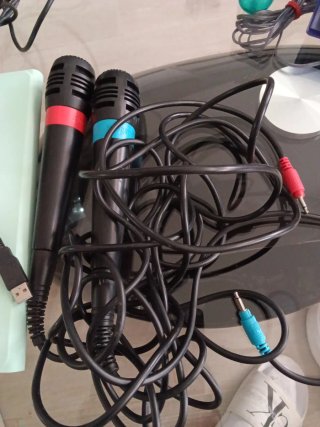 Lote Accesorios PS3: Cámara y Micrófonos