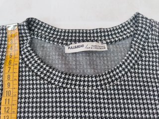 Jersey Pull&Bear Negro/Blanco Talla XS
