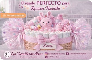 Regalos para bebé: Cesta de bienvenida