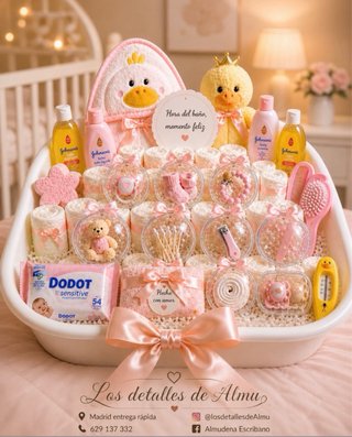 Regalos para bebé: Cesta de bienvenida