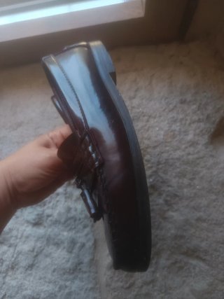Mocasines burdeos talla 38
