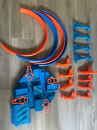 Pista Hot Wheels Cruz de Choque