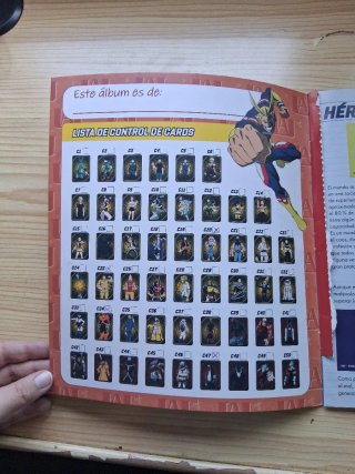 Álbum de pegatinas My Hero Academia