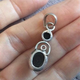 Colgante Plata y Ónix Negro