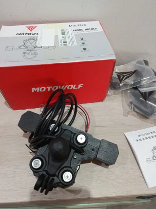Soporte Móvil Moto Cargador Inalámbrico