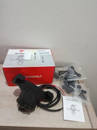 Soporte Móvil Moto Cargador Inalámbrico
