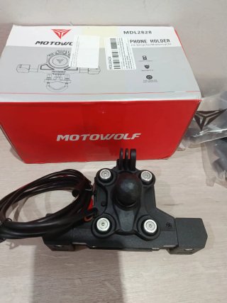 Soporte Móvil Moto Cargador Inalámbrico