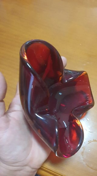 Cenicero Murano Rojo