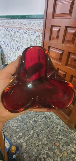 Cenicero Murano Rojo
