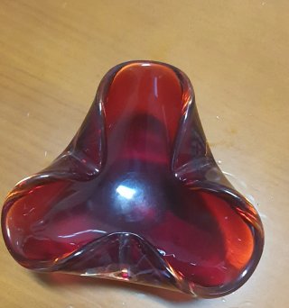 Cenicero Murano Rojo