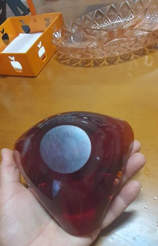 Cenicero Murano Rojo