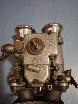 Carburador Weber 40 con colector Seat 124