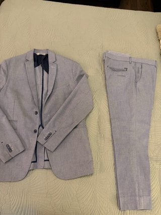 Traje Zara Hombre Talla M Azul