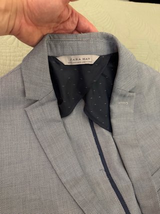 Traje Zara Hombre Talla M Azul