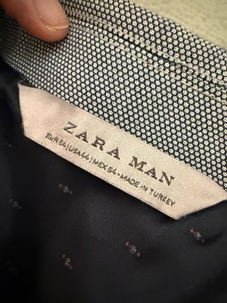Traje Zara Hombre Talla M Azul