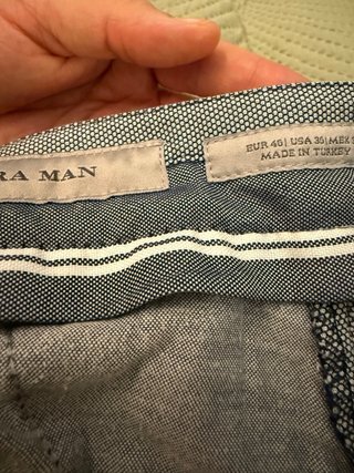 Traje Zara Hombre Talla M Azul